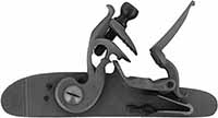 L&R's RPL-03-F Flint Lock
to upgrade Thompson Center's Hawken or Renegade Rifle,
right hand only,
made in the USA,
by L&R Lock Company